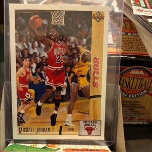 NBA Basketball Card with Player in Red Jersey